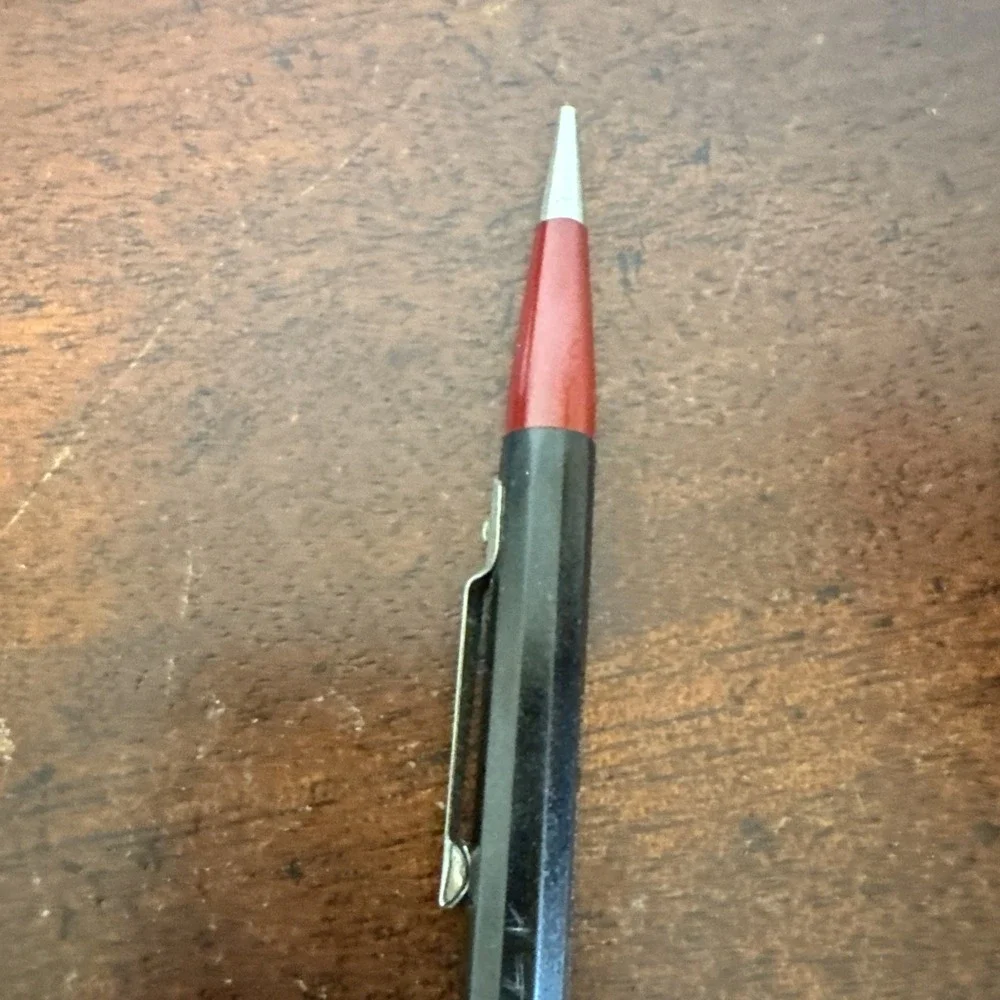 VINTAGE Autopoint Double Dual Ended MECHANICAL PENCIL Red/Black *Not Working*
